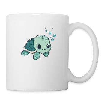 Cute little Baby Turtle - Mug - white - Right