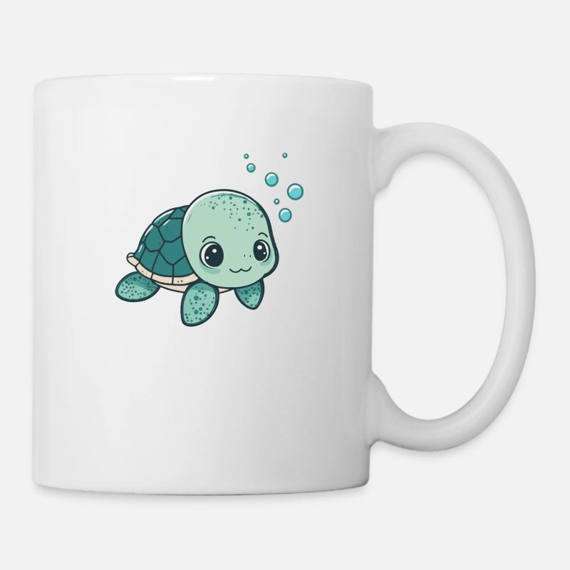 Cute little Baby Turtle - Mug - white