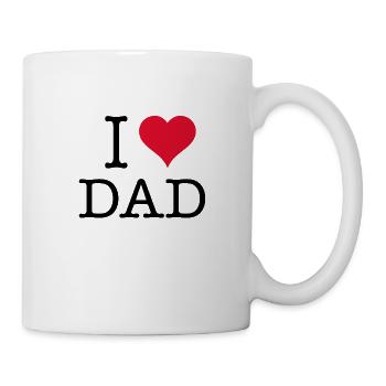 I LOVE DAD - Mug - white - Right