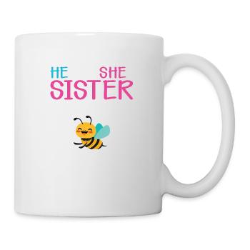 He or She Sister to Bee - Mug - white - Right