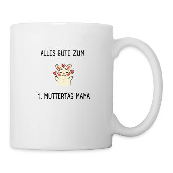 1. Muttertag - Muttertagsgeschenk - Tasse - Weiß - Rechts