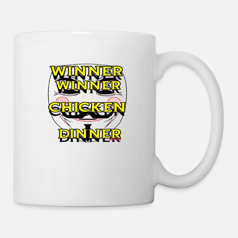 CickenDinnerWinner - Mug blanc - blanc
