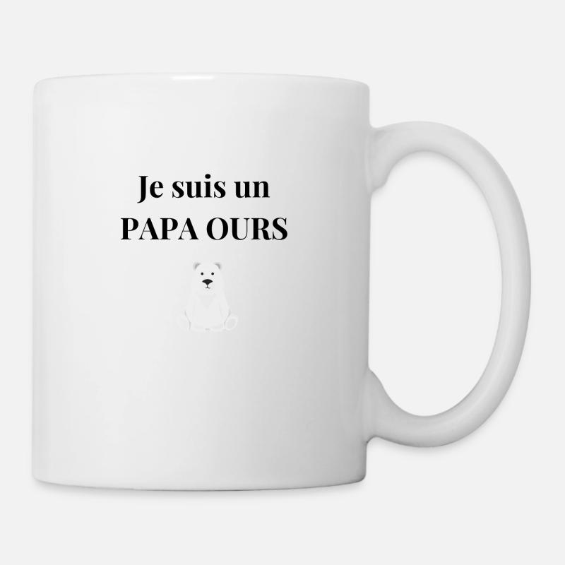 Je suis un papa ours - Mug blanc - blanc