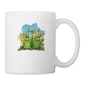 Grenouilles - Mug blanc - blanc - Droite