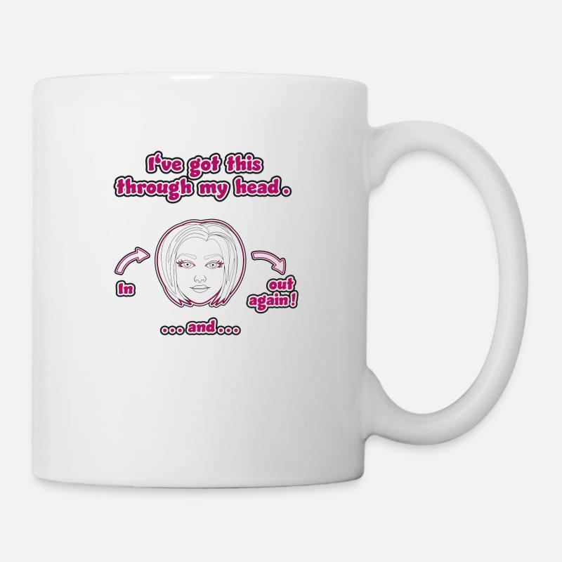 funny non-thinking design / funny sayings - Mug - white