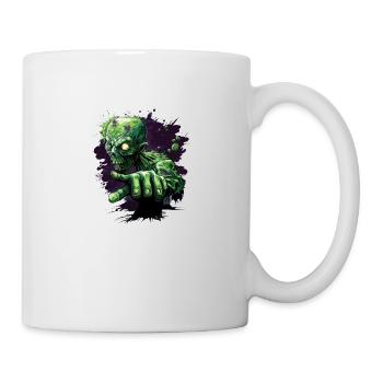 Green zombie - Mug - white - Right
