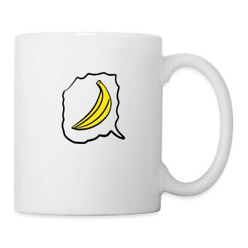 Banane - Mug blanc - blanc - Droite