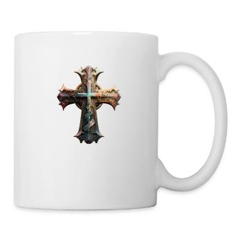 Christian Cross Symbol - Mug blanc - blanc - Droite