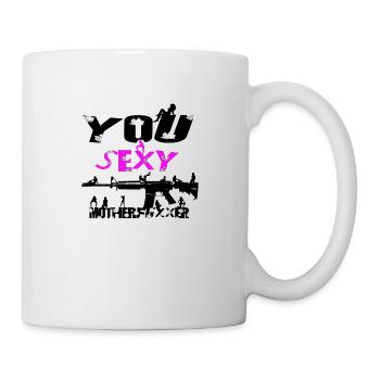 AR15 you sexy MotherfuXXer - Tasse - Weiß - Rechts