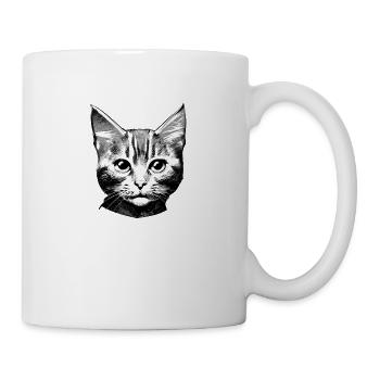 Cat Domestic Cat Pet Cat Cat Hair Kitten - Mug - white - Right
