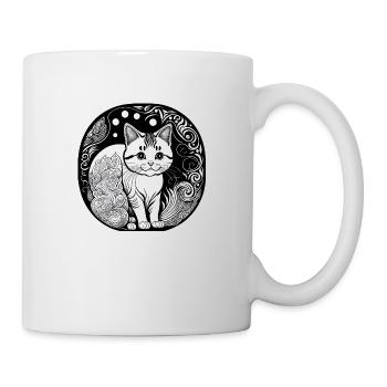 Chat - Mug blanc - blanc - Droite