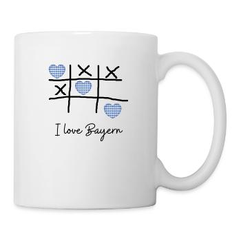 I Love Bayern - Ich liebe Bayern - Tasse - Weiß - Rechts