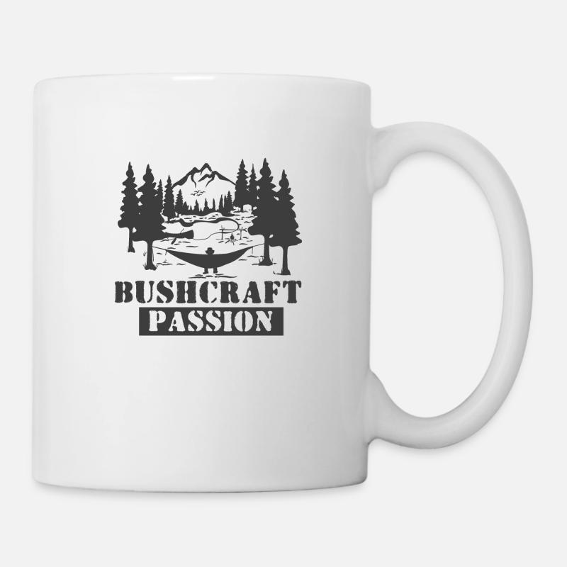 Bushcraft Passion - Mug blanc - blanc