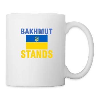 Bakhmut, Ukraine - Ukrainian - Bakhmut Satnds - Mug blanc - blanc - Droite
