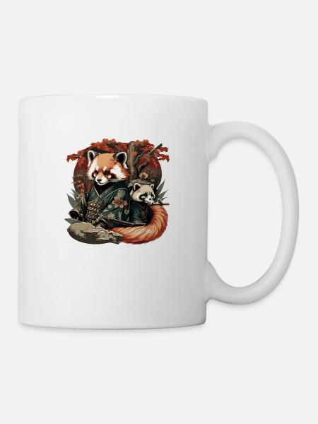 Roter Panda 9 - Tasse - Weiß
