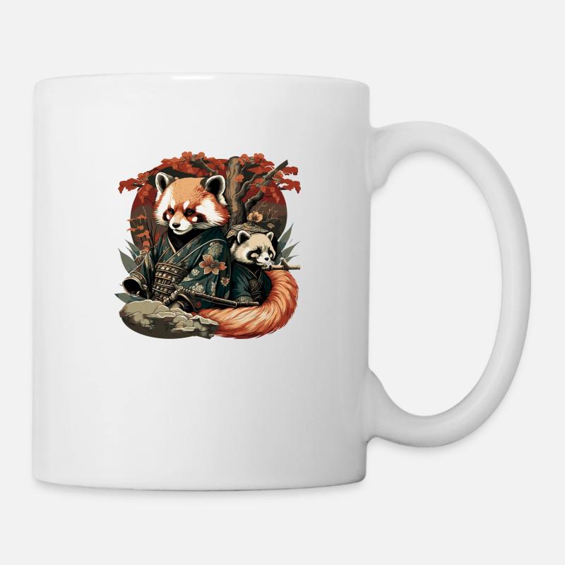 Roter Panda 9 - Tasse - Weiß