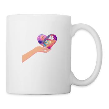 Mariage Fête des mères Saint-Valentin Fiançailles Amour - Mug blanc - blanc - Droite