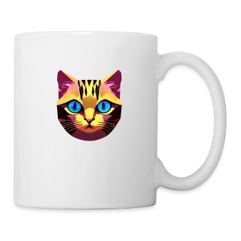 Cat Cat Hair Domestic Cat Pet Kitten - Mug - white - Right