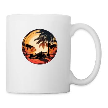 Sunset Formule1 - Mug blanc - blanc - Droite