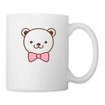 Niedlicher Teddybär Teddy Bär - Tasse - Weiß - Rechts
