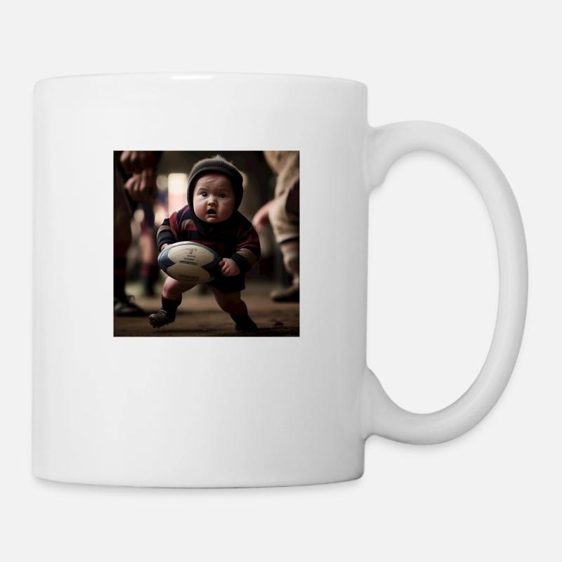 Baby rugby - Mug blanc - blanc