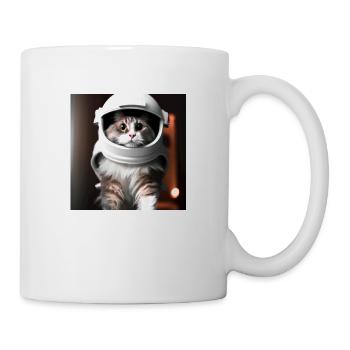 The future cat astronaut - Tasse - Weiß - Rechts