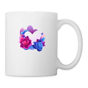 Saint-Valentin Fête des mères Mariage de fiançailles amoureuses - Mug blanc - blanc - Droite