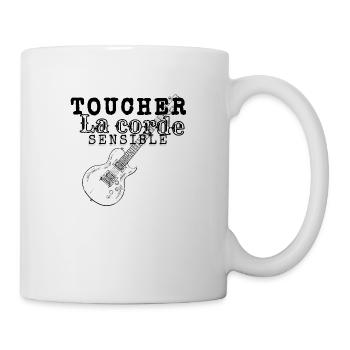 Touching the Guitar Heartstrings - Mug - white - Right