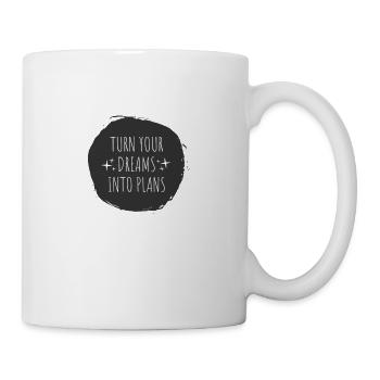 Transformez vos rêves en plans - Mug blanc - blanc - Droite