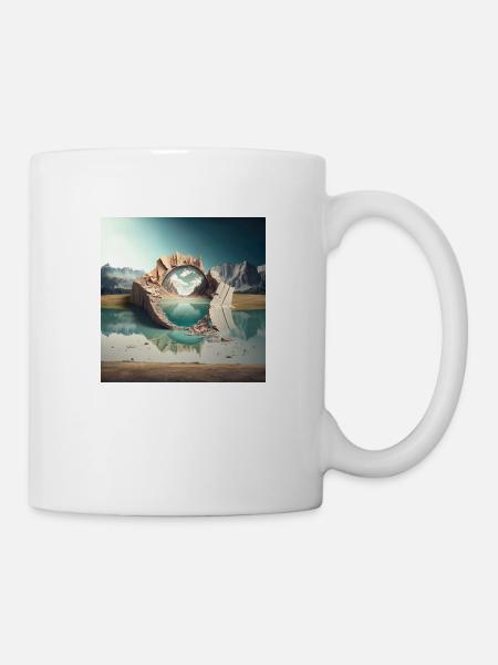 Landschaft der Welt n°5 - Tasse - Weiß