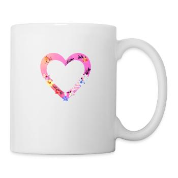 Mother's Day Wedding Engagement Valentine's Day Love - Mug - white - Right