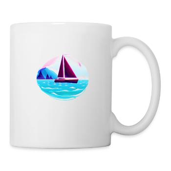Segeln Segler Segelschiff Segelboot Segelsport - Tasse - Weiß - Rechts