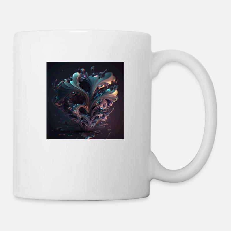Abstract Skull No. 12 - Mug - white