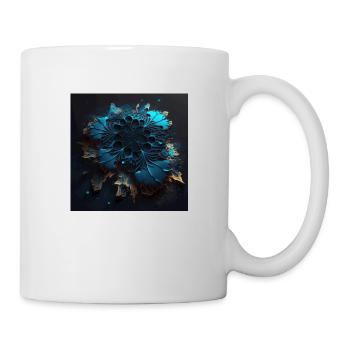 Abstract Skull n°8 - Mug - white - Right