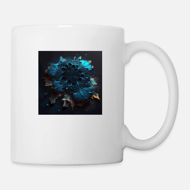 Abstrakter Schädel n°8 - Tasse - Weiß