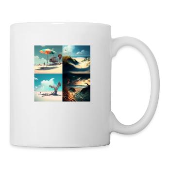 Summer time - Mug blanc - blanc - Droite