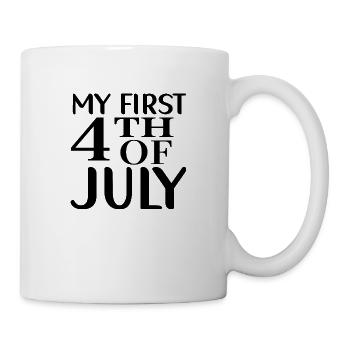 My first 4th of July - Mug - white - Right