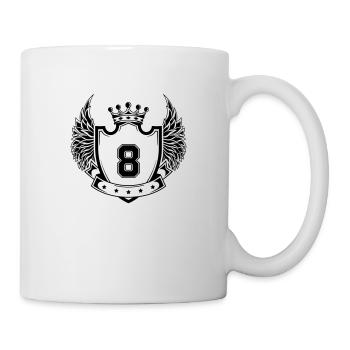 Armoiries 8 - Mug blanc - blanc - Droite