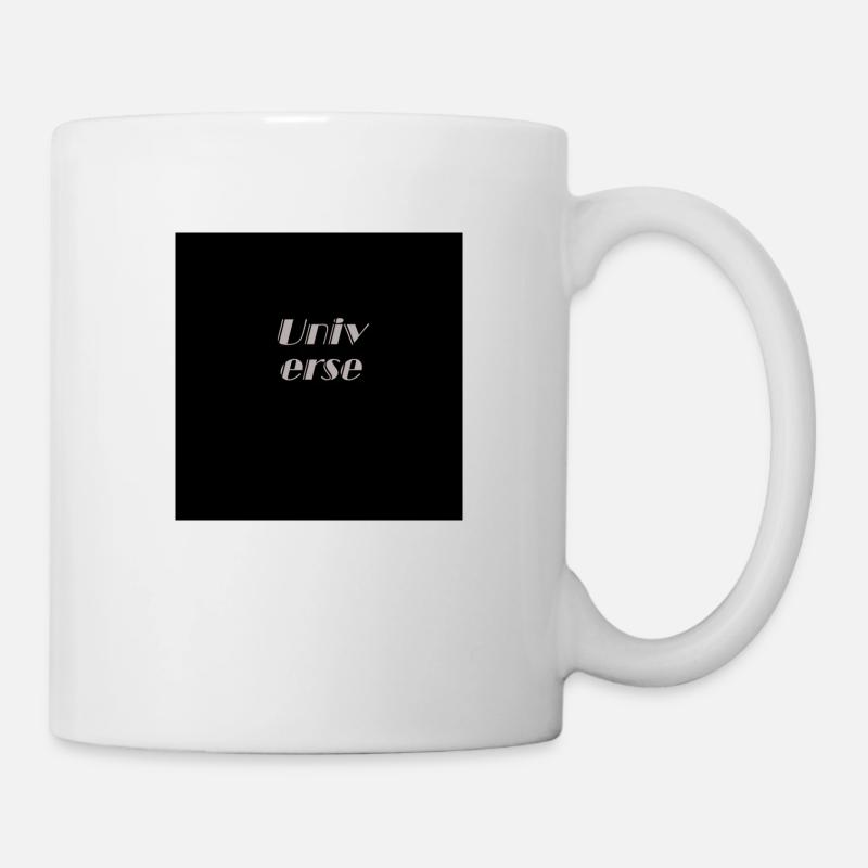 Universe simple font - Mug - white