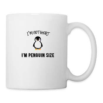 I'm not short I'm penguin size - Mug - white - Right