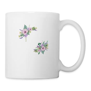 La mariée floral - Mug blanc - blanc - Droite