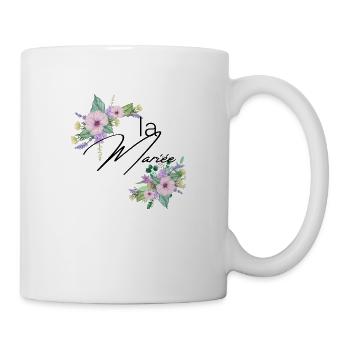 La mariée floral - Mug blanc - blanc - Droite