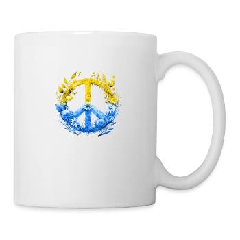 Floral Peace for Ukraine - Mug - white - Right
