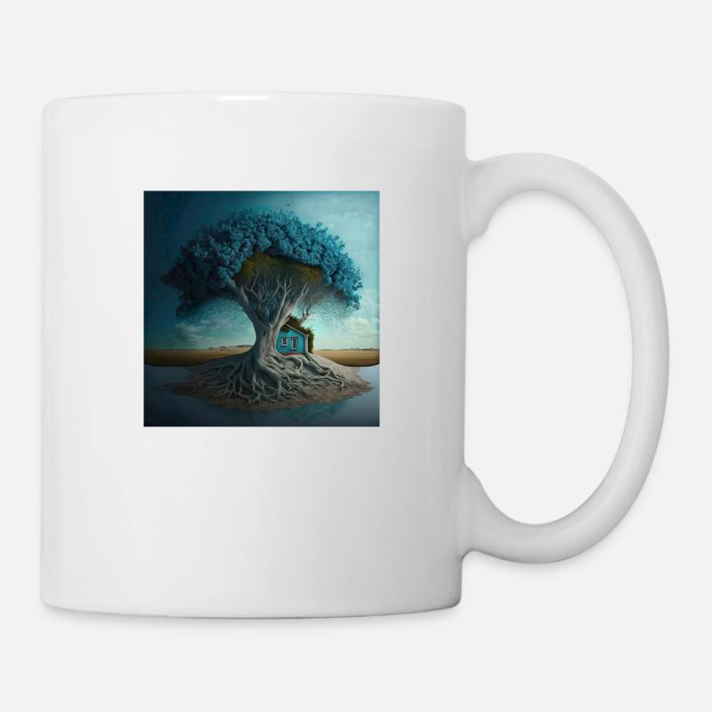 Zen-Baum n°4 - Tasse - Weiß