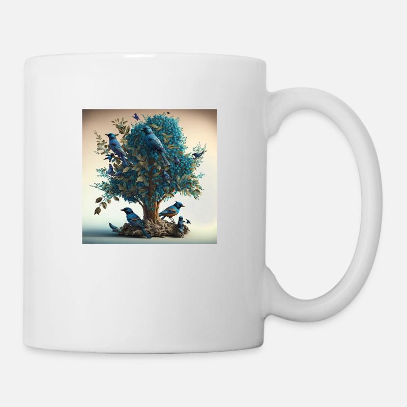 Zen-Baum n°5 - Tasse - Weiß