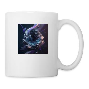 Abstract Digital Art n°13 - Mug - white - Right