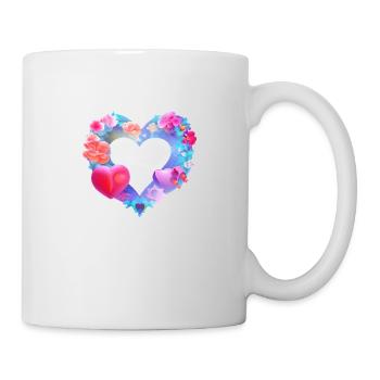 Valentine's Day Engagement Wedding Love Mother's Day - Mug - white - Right