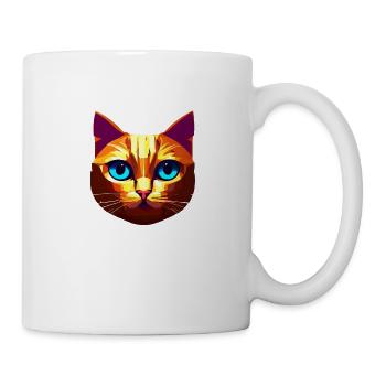 Katze Haustier Hauskatze Ragdoll Kätzchen Kater - Tasse - Weiß - Rechts