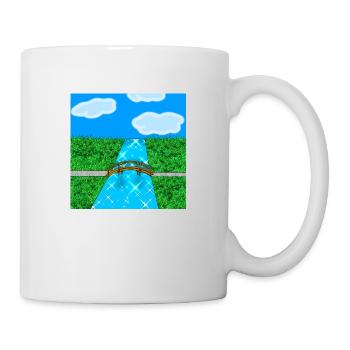 Fluss der Natur - Tasse - Weiß - Rechts