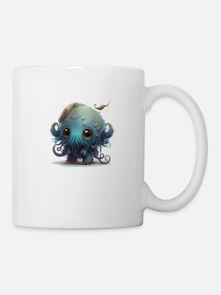 Ein niedlicher Azatoth - Tasse - Weiß